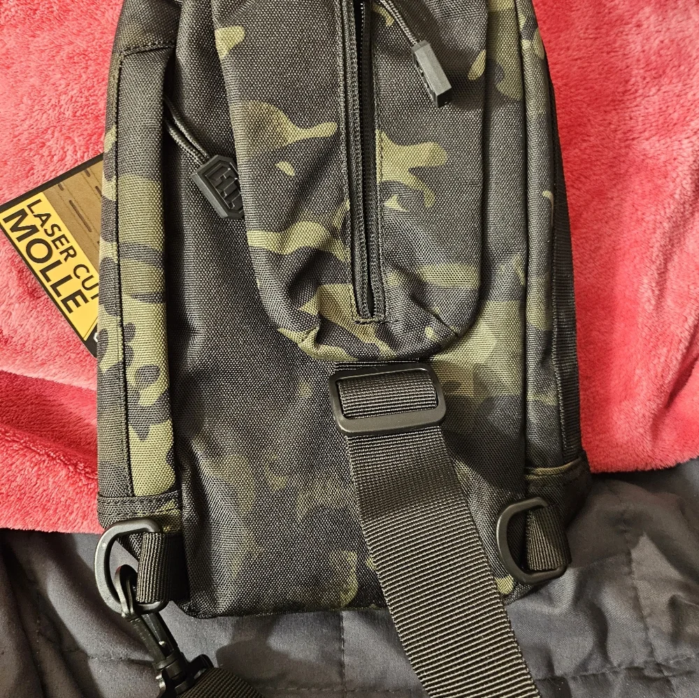 NWT Highland Tactical Small‎ Crossbody Backpack Laser Cut Molle
